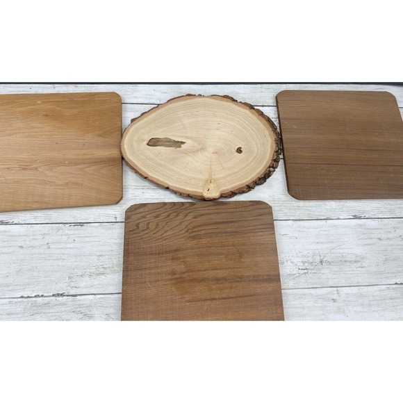 Lot of 4 Smoking or Grilling Planks Grilling Salmon Fish Meat and Veggies - Picture 2 of 9